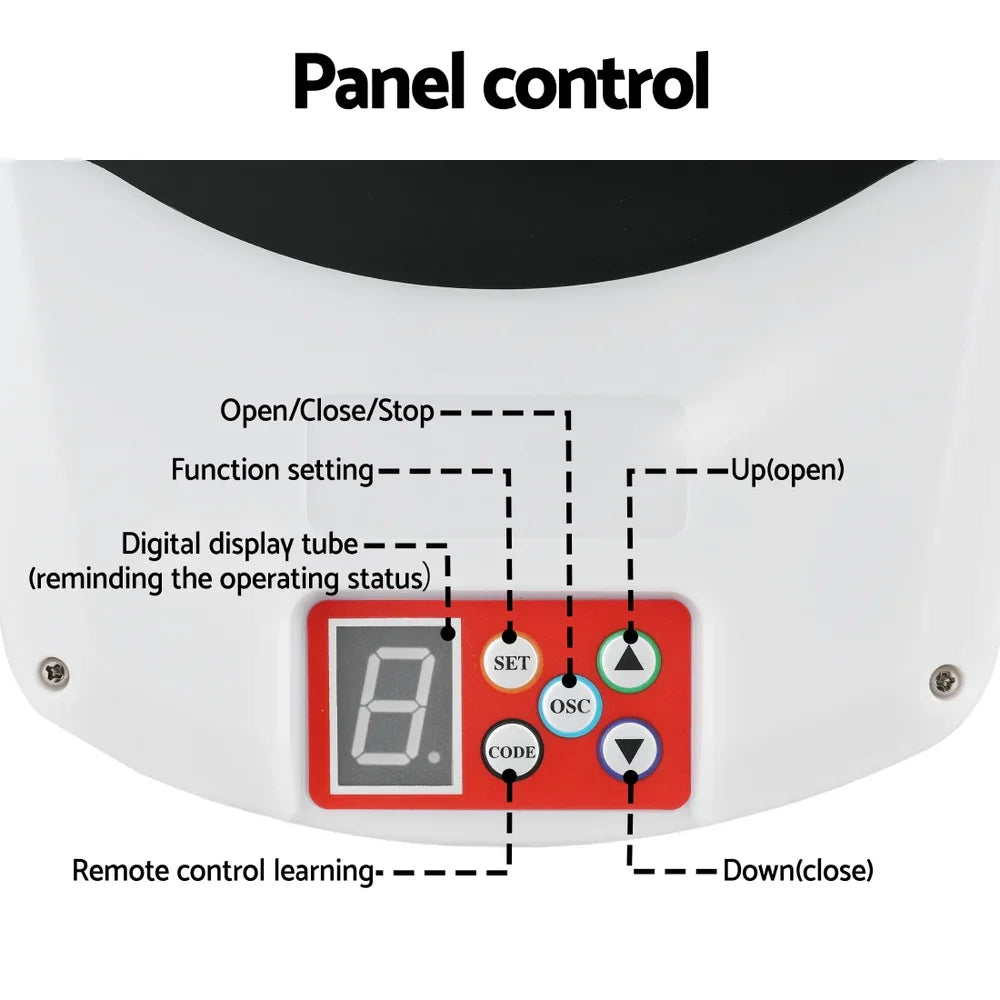 Garage Roller Door Opener 800N Motor Auto Safety Reverse 220V