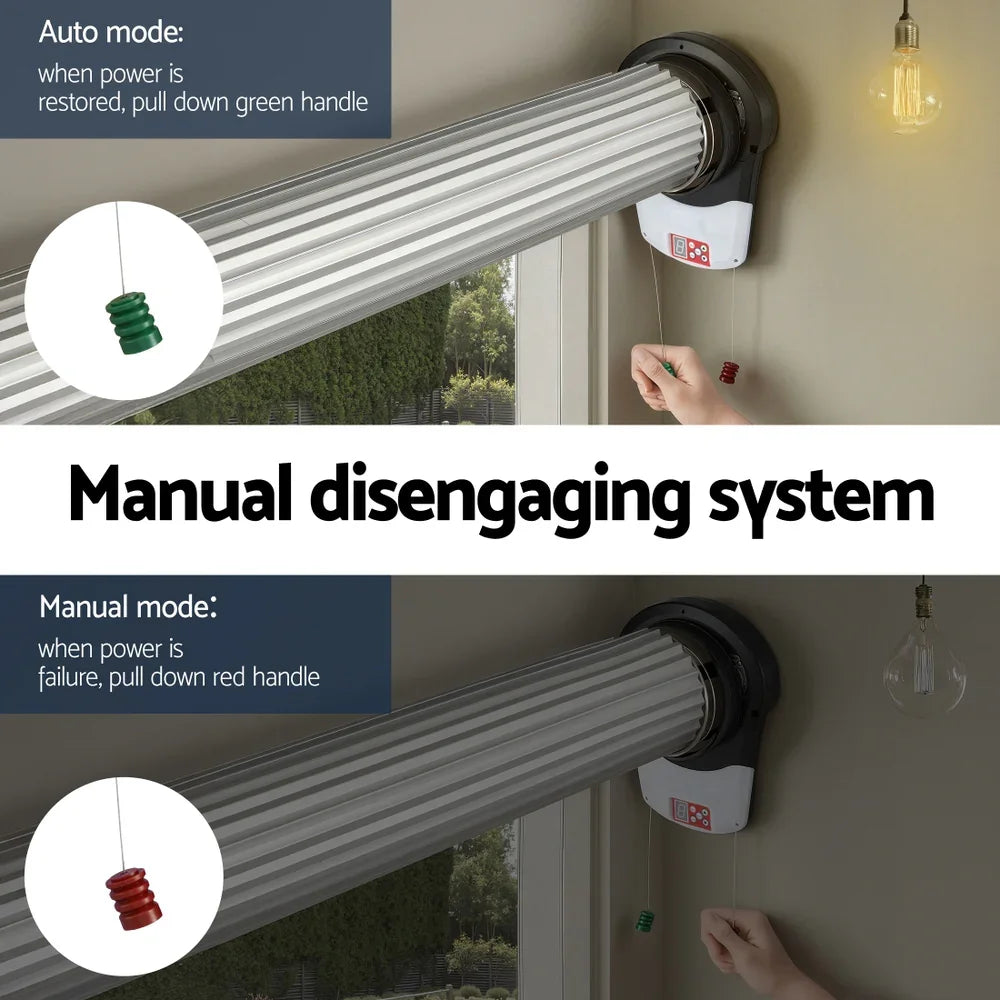 Garage Roller Door Opener 800N Motor Auto Safety Reverse 220V