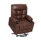 Artiss Lift Massage Recliner – 8‑Point, Heated, PU Leather, Remote, Brown