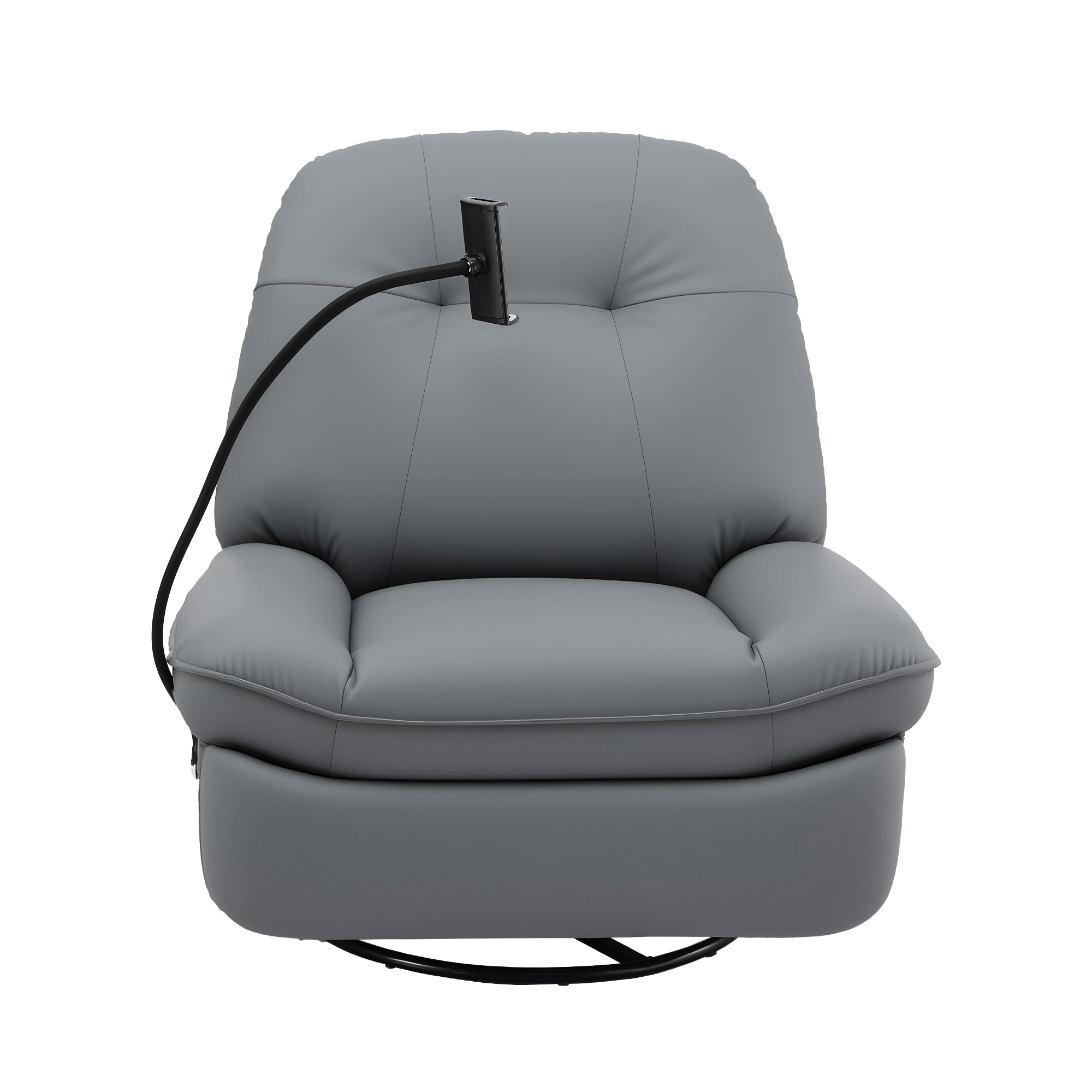 Manual Swivel Rocker Recliner with USB Ports Rocking Chair Nursery Sofa Lounge