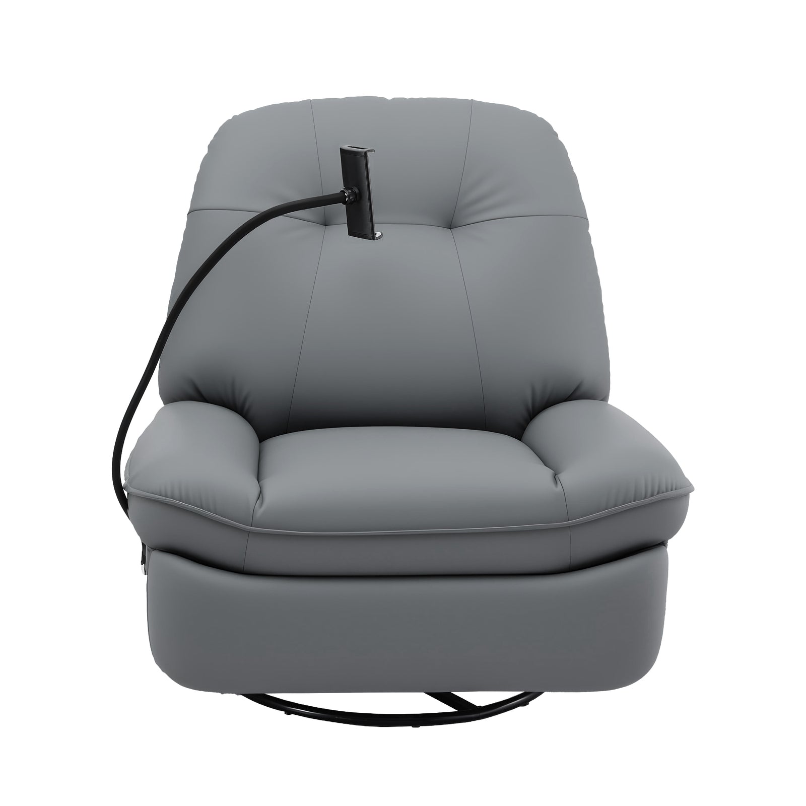Manual Swivel Rocker Recliner with USB Ports Rocking Chair Nursery Sofa Lounge