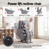 Artiss Lift Recliner Chair Grey – Massage & Heat, Electric, USB, Cup Holders