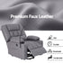 Artiss Lift Recliner Chair Grey – Massage & Heat, Electric, USB, Cup Holders