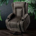 Artiss Electric Lift Recliner Chair Heated Massage Suede Fabric Grey