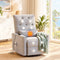 Artiss Electric Massage Recliner Chair with 270° Swivel & Heat, Grey