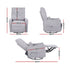 Artiss Electric Massage Recliner Chair with 270° Swivel & Heat, Grey