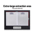 600mm Range Hood – Wall Mounted, Strong Suction, 3‑Speed, LED, Black