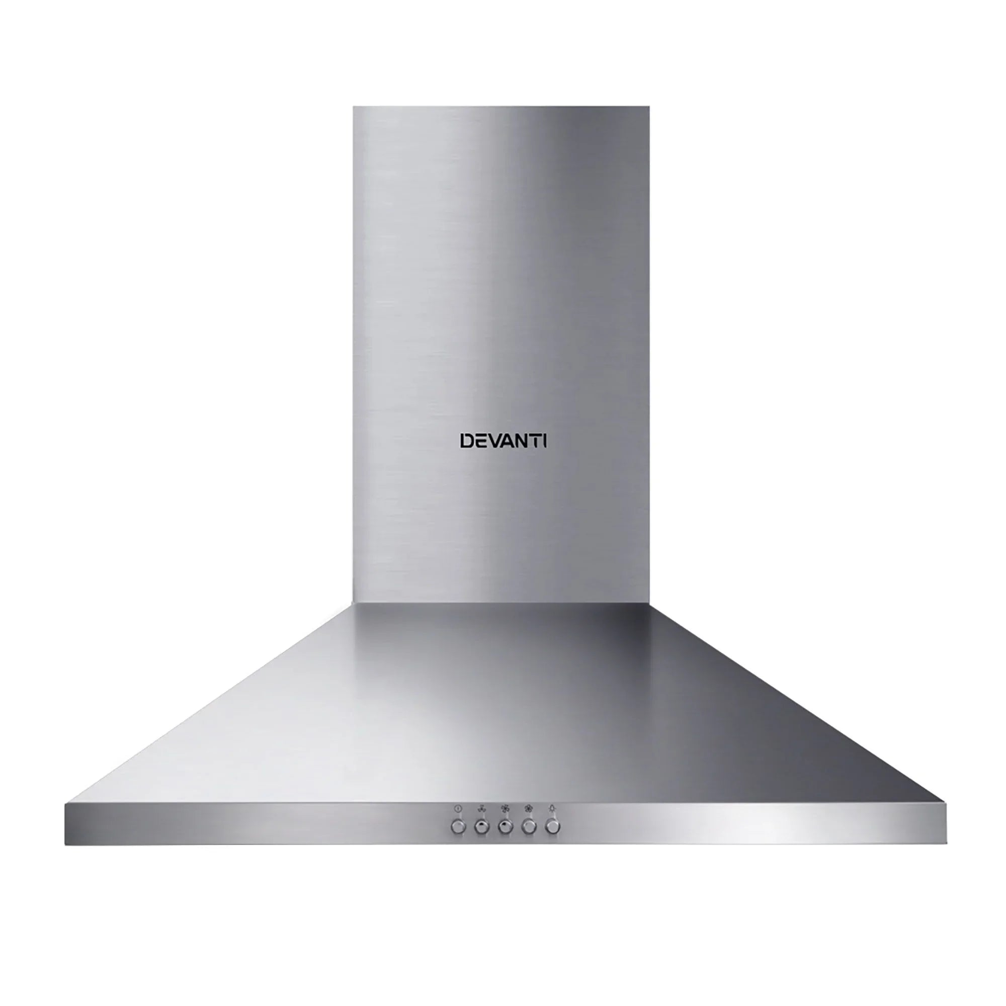600mm Range Hood – Stainless Steel, Strong Suction, 3‑Speed, LED Light