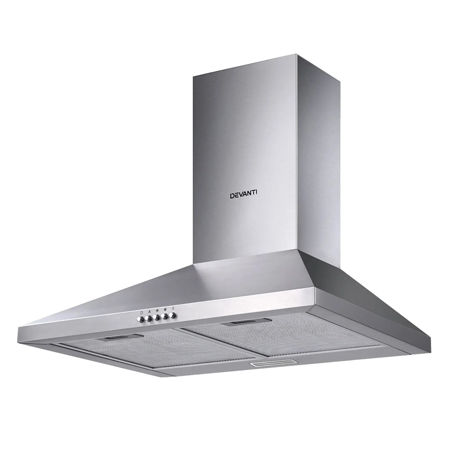 600mm Range Hood – Stainless Steel, Strong Suction, 3‑Speed, LED Light