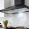 900mm Range Hood – Wall Mounted, Strong Suction, 3‑Speed, LED, Black