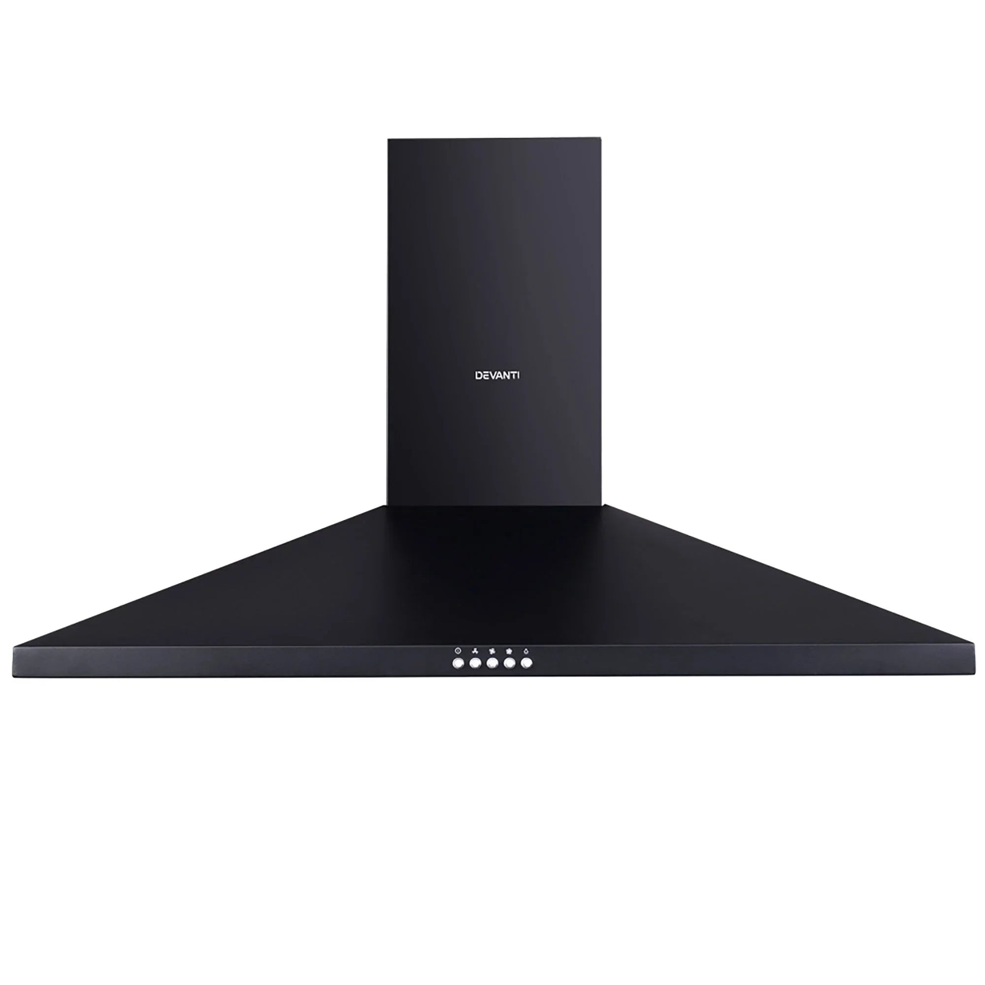 900mm Range Hood – Wall Mounted, Strong Suction, 3‑Speed, LED, Black