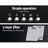 900mm Range Hood – Wall Mounted, Strong Suction, 3‑Speed, LED, Black