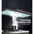900mm Range Hood – Wall Mounted, Strong Suction, 3‑Speed, LED, Black