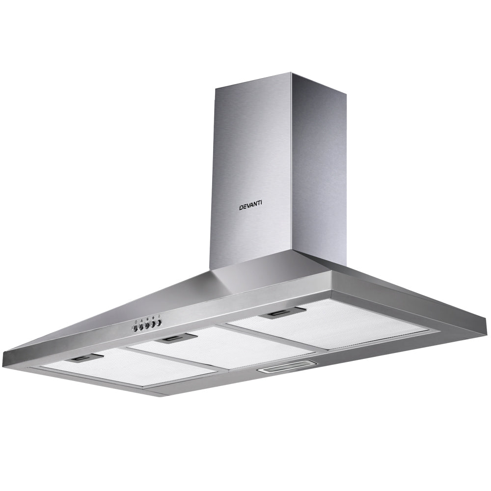 900mm Range Hood 90cm Rangehood Stainless Steel