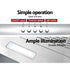 Range Hood 600mm Stainless Steel 3 Speed LED Light Ducted 720m³/h