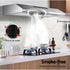 900mm Range Hood – Stainless Steel, 720m³/h, 3‑Speed, LED Lights