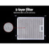 Angled Range Hood – 900mm Side‑Draft, Black Glass, 1150m³/h, Touch Control