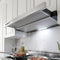 600mm Sliding Range Hood – Auto On/Off, 450m³/h, 2‑Speed, Stainless Steel