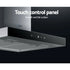 60cm Range Hood Black Glass Wall Mounted Kitchen Exhaust 3 Speed