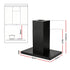 90cm Island Rangehood Ceiling-Mounted 3-Speed Touch Control LED Black