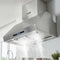 900mm Range Hood 3-Speed Fan LED Display Remote Control