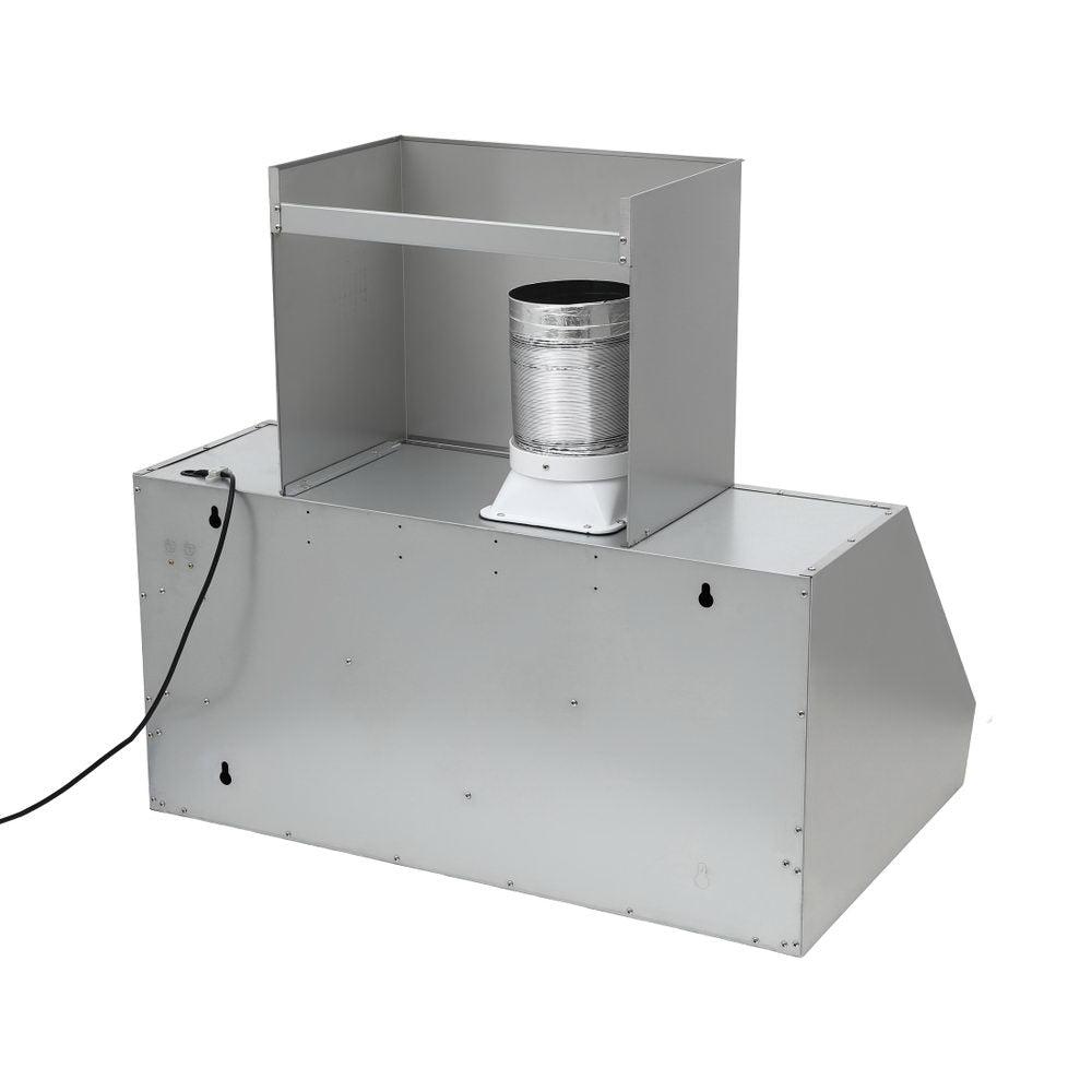 900mm Range Hood 3-Speed Fan LED Display Remote Control