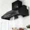 1200mm Commercial BBQ Range Hood Dual Motor W/ Remote Control Black