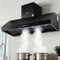 1500mm Commercial BBQ Range Hood Dual Motor W/ Remote Control Black