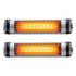 Devanti 2PCS Electric Radiant Strip Heater Outdoor Indoor Patio Infrared Heaters 2000W