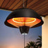 Hanging Infrared Heater – 1500W, IPX4 Outdoor, Carbon Fibre Tube, Ceiling Mount