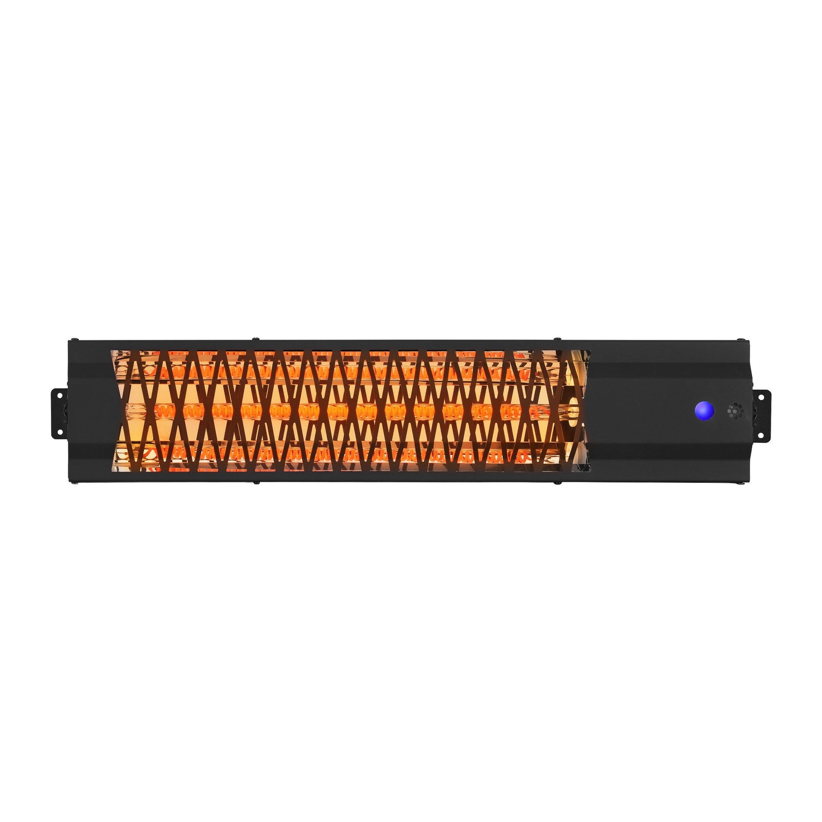 Halogen Infrared Heater – 2000W, IP65, Remote, Wall‑Mounted, Carbon Fibre
