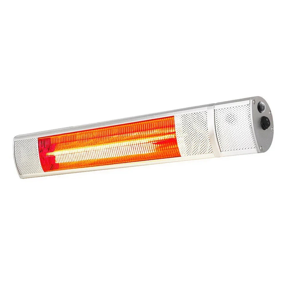 Halogen Infrared Heater – 750/1500/2000W, IP65, Remote, Wall‑Mounted