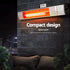 Halogen Infrared Heater – 750/1500/2000W, IP65, Remote, Wall‑Mounted