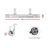 Halogen Infrared Heater – 1000/2000/3000W, IP65, Remote, Wall‑Mounted 15A Plug