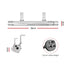 Devanti 2PCS Electric Strip Heater Radiant Infrared Heaters Remote Control 3000W