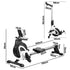 Rowing Machine Magnetic Resistance Black&White