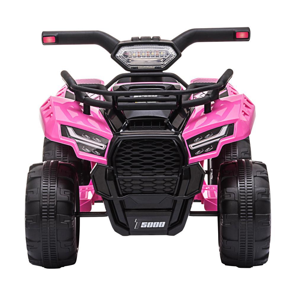 Kids Ride On Car Electric ATV Rechargeable Pink
