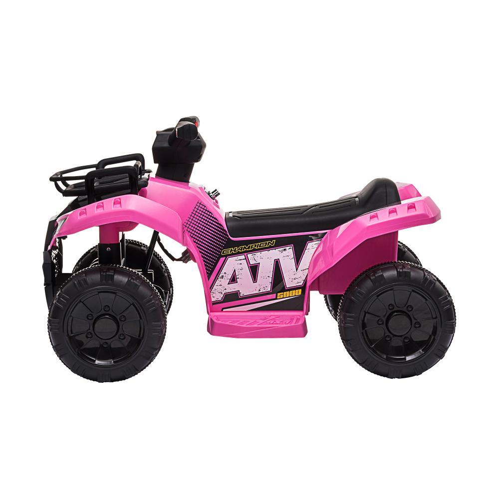 Kids Ride On Car Electric ATV Rechargeable Pink