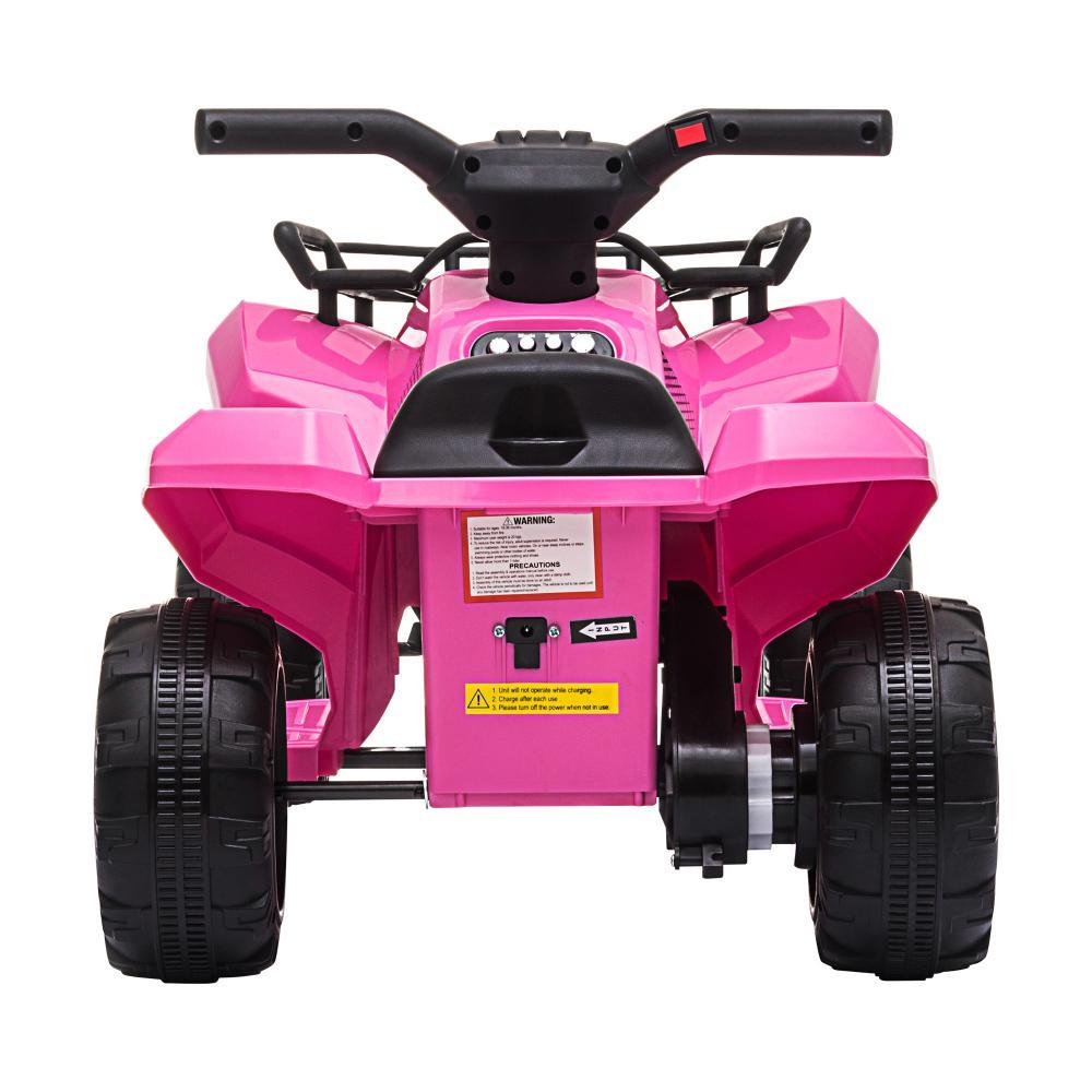 Kids Ride On Car Electric ATV Rechargeable Pink