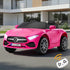 Kids Ride On Car 12V Mercedes-Benz Licensed Remote Control Toy Pink