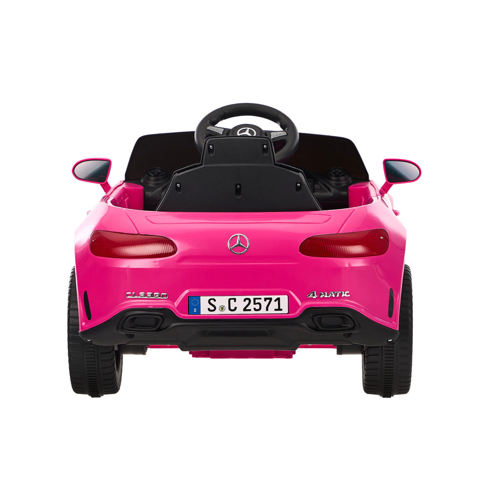 Kids Ride On Car 12V Mercedes-Benz Licensed Remote Control Toy Pink