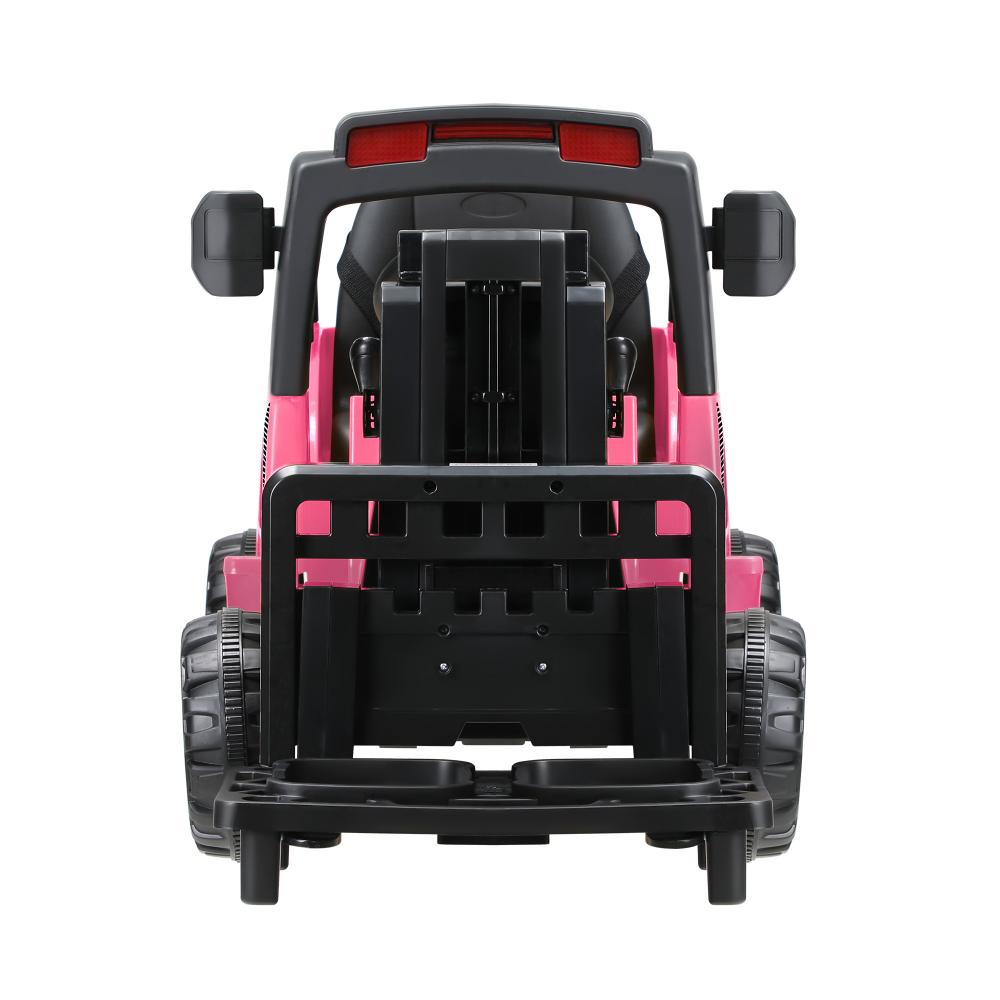 Kids Ride-On Forklift 12V Electric Car Toy Pink