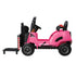 Kids Ride-On Forklift 12V Electric Car Toy Pink