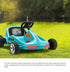 Mazam Ride on Car Electric Kart with Light Bluetooth Blue
