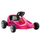 Kids 12V Electric Go Kart Ride On Car Bluetooth Remote Control Pink 50W