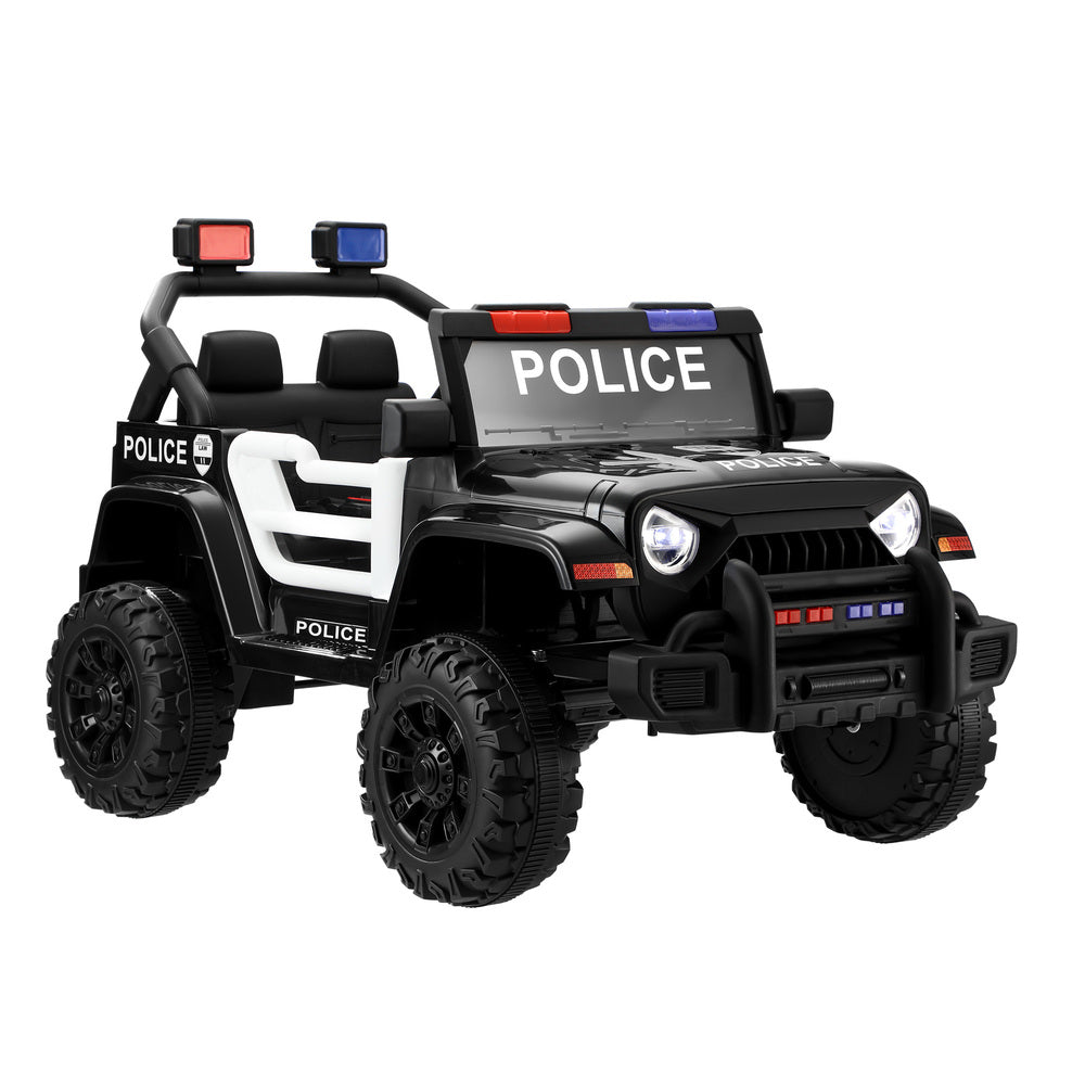 Kids Police Ride On Car 12V Electric Remote Control Battery