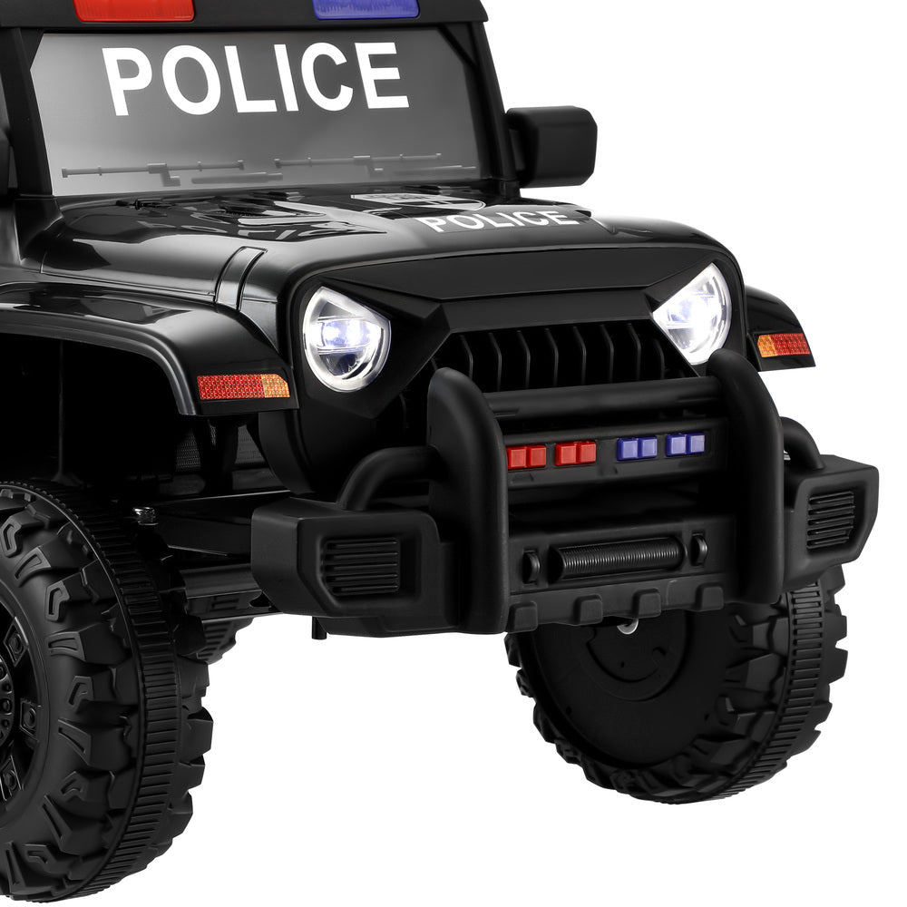 Kids Police Ride On Car 12V Electric Remote Control Battery