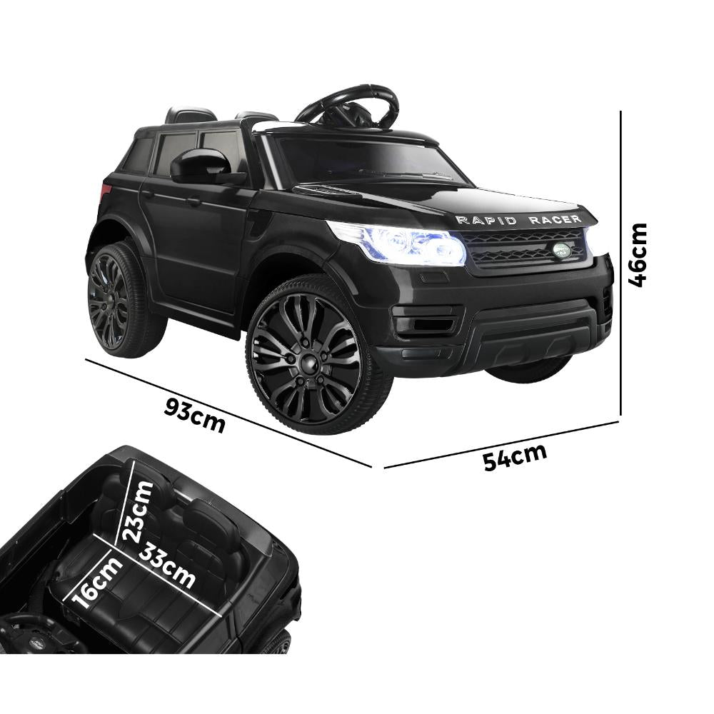 Kids Ride On Car MP3 LED light 12V Black