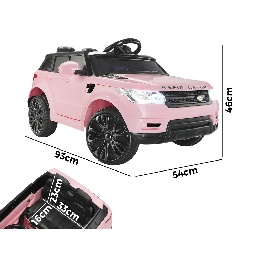 Kids Ride On Car MP3 LED light 12V Pink