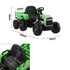 Kids Ride On Car Tractor 12V Toys Remote Control Green